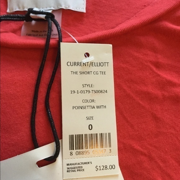 LAST CHANCE Current/Elliott The Short CG Tee NWT - Picture 8 of 13